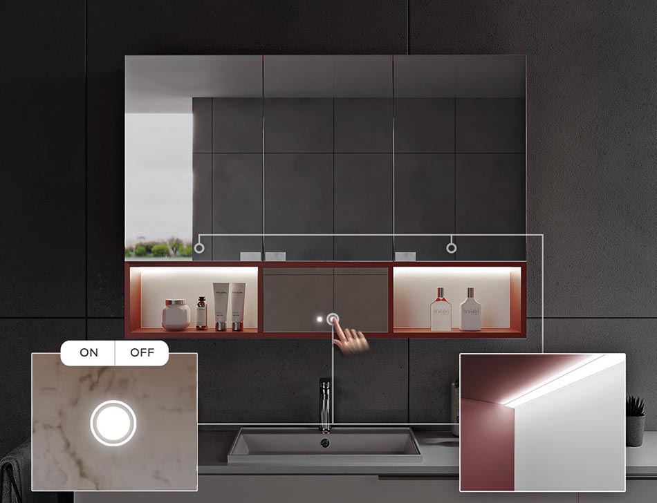 Syvennysten LED-valaistus