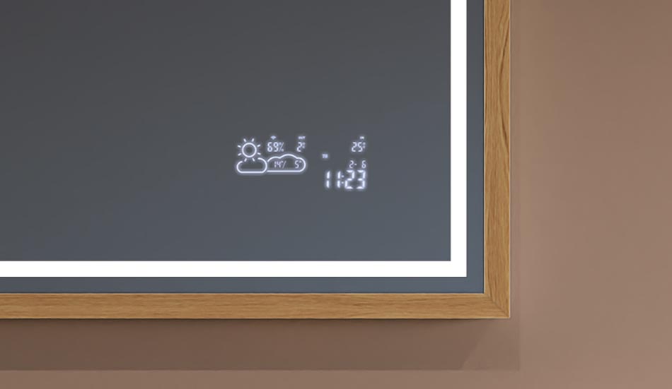 Mustakehyksinen loft-peili moderniin ja minimalistiseen kylpyhuoneeseen | ARTFORMA