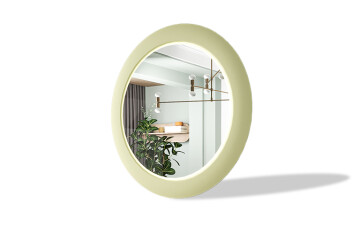 Peilit lakatussa kehyksessä