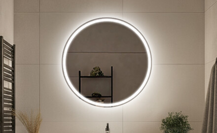 Paristokäyttöiset pyöreät peilit