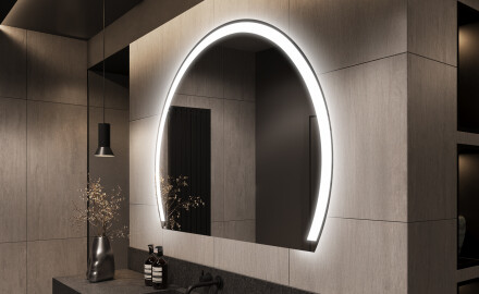 Puoliympyrän muotoiset peilit