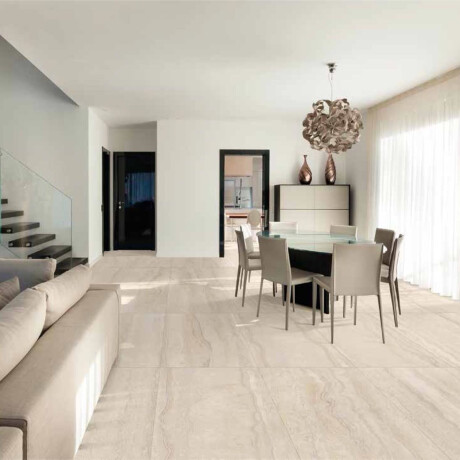 Lattialaatta 60x120 cm, valkoinen, matta A4H1057 Memento Travertino Bianco Mat #6