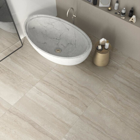 Lattialaatta 60x120 cm, valkoinen, matta A4H1057 Memento Travertino Bianco Mat #9