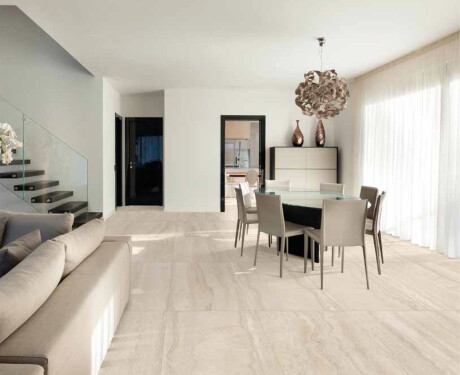 Lattialaatta 60x120 cm, beige, matta A4H1063 Memento Travertino Ambra Mat