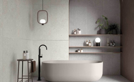 Lattialaatta 60x120 cm, taupe, matta, A4H1102 Shellstone Taupe