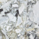 Suurikokoinen 120x280-kokoinen valkoinen marmorikivi, jossa on kultaisia juovia, matta, A4H1116 Bellezza Bianca #1