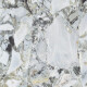 Suurikokoinen 120x280-kokoinen valkoinen marmorikivi, jossa on kultaisia juonteita, kiiltävä pinta, A4H1117 Bellezza Bianca #3