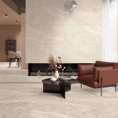 Lattialaatta 60,5x121, beige, kivimäinen, mattapintainen A4H1144 Luxor Natural #6