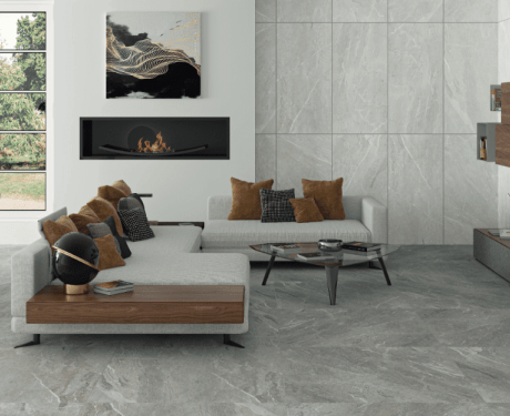 Lasitettu lattialaatta 60x120 cm, vaaleanharmaa, matta, rektifioitu, A4H125 Materia Pearl