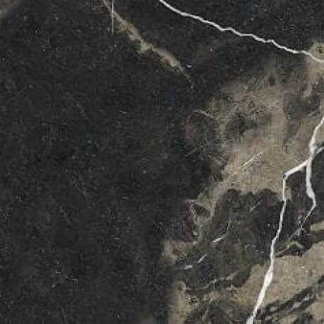 Lasitettu lattialaatta Pierre Black 120x120 cm, kiiltävä musta, kultaisella juovalla, rektifioitu A4H197 #7
