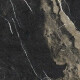 Lasitettu lattialaatta Pierre Black 120x120 cm, kiiltävä musta, kultaisella juovalla, rektifioitu A4H197 #8