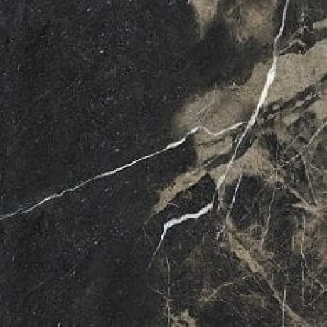 Lasitettu lattialaatta Pierre Black 120x120 cm, kiiltävä musta, kultaisella juovalla, rektifioitu A4H197 #11