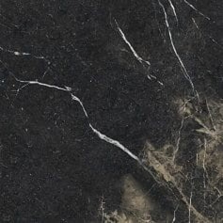 Lasitettu lattialaatta Pierre Black 120x120 cm, kiiltävä musta, kultaisella juovalla, rektifioitu A4H197 #12