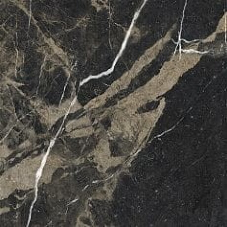 Lasitettu lattialaatta Pierre Black 120x120 cm, kiiltävä musta, kultaisella juovalla, rektifioitu A4H197 #15