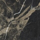 Lasitettu lattialaatta Pierre Black 120x120 cm, kiiltävä musta, kultaisella juovalla, rektifioitu A4H197 #15