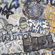 Lasitettu lattialaatta 120x280 cm, harmaa mattapintainen, rektifioitu A4H248 City Graffiti Grey #2