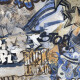 Lasitettu lattialaatta 120x280 cm, harmaa mattapintainen, rektifioitu A4H248 City Graffiti Grey #6