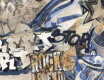 Lasitettu lattialaatta, suurikokoinen 120x280 cm, beige, matta, rektifioitu A4H255 City Graffiti Beige