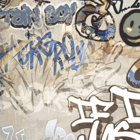 Lasitettu lattialaatta, suurikokoinen 120x280 cm, beige, matta, rektifioitu A4H255 City Graffiti Beige #5