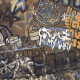 Lasitettu lattialaatta, suurikokoinen 120x280 cm, mattapintainen, rektifioitu A4H262 City Graffiti Multicolor #1