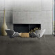 Lasitettu lattialaatta 120x120 cm, tummanharmaa matta betoni, rektifioitu A4H326 Massive Dimgray #4
