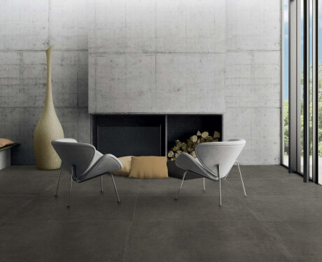 Lasitettu lattialaatta 60x120 cm, tummanharmaa matta betoni, rektifioitu A4H327 Massive Dimgray