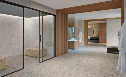 Lasitettu lattialaatta 120x280 cm, beige, mattapintainen, rektifioitu, A4H406 Ceppo Di Gre Warm