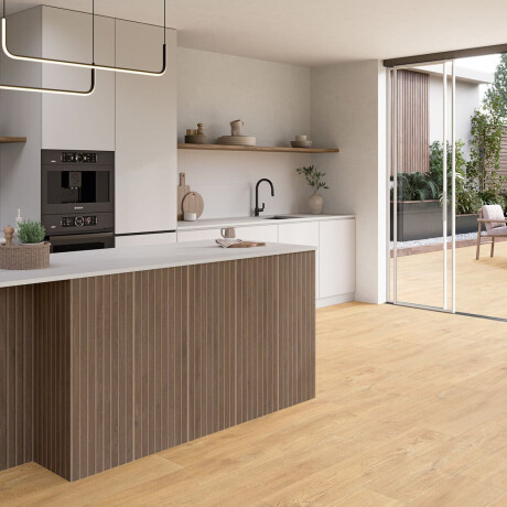Puun näköinen lattialaatta 23x120, luonnollisen meripihkan värinen, mattapintainen, A4H505 Amberly Natural #3