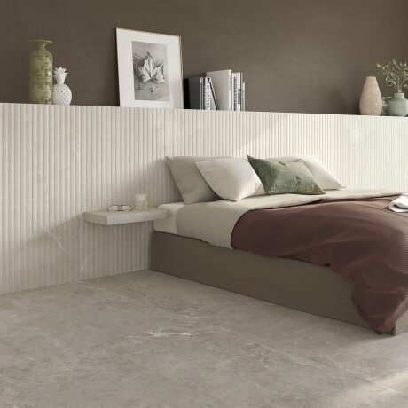Uurretut lattialaatat 60x120, vaaleanharmaa, matta, A4H510 Rigat-One Ermetica Bianco #1