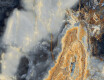 Suurikokoinen 120x280-kokoinen gres-laatta, syvän sininen marmori, juovilla, kiiltävä, A4H674 Eterno Blu