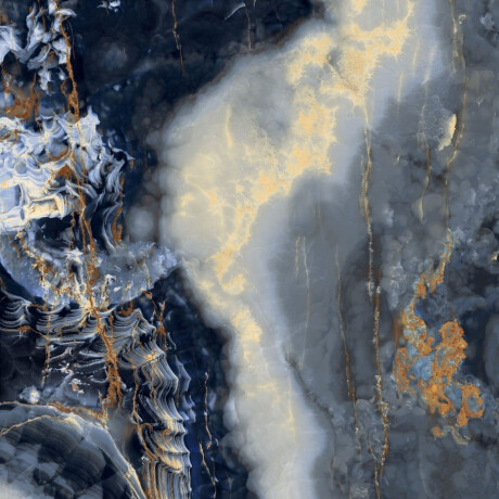Suurikokoinen 120x280-kokoinen gres-laatta, syvän sininen marmori, juovilla, kiiltävä, A4H674 Eterno Blu #3