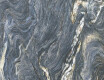 Suurikokoinen 120x280-kokoinen sininen marmorikuvioinen mattapintainen kivi, jossa on vaaleita juovia, A4H678 Esplosione
