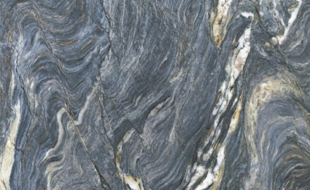 Suurikokoinen 120x280-kokoinen sininen marmorikuvioinen mattapintainen kivi, jossa on vaaleita juovia, A4H678 Esplosione