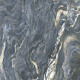 Suurikokoinen 120x280-kokoinen sininen marmorikuvioinen mattapintainen kivi, jossa on vaaleita juovia, A4H678 Esplosione #1