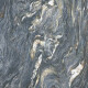 Suurikokoinen 120x280-kokoinen sininen marmorikuvioinen mattapintainen kivi, jossa on vaaleita juovia, A4H678 Esplosione #5