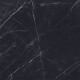 Suurikokoinen 120x280-kokoinen keraaminen laatta, musta marmori, valkoisilla juovilla, kiiltävä pinta, A4H687 Markina Black #2