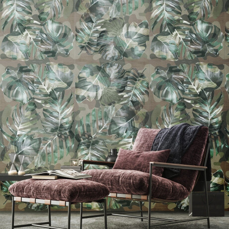 Seinälaatta 60x120 cm, beige, kasvikuvioinen, matta A4H922 Kamu #4