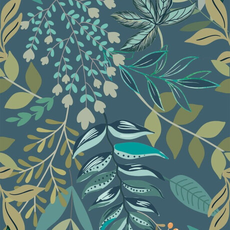 Seinälaatta 60x120 cm, sininen, kasvikuvioinen, matta A4H924 Majorele #4