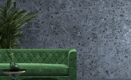 Lasitettu lattialaatta 60x120, antrasiitti, matta, rektifioitu, A4H98, terrazzo
