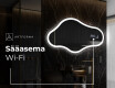 Epäsäännöllisen muotoinen LED-kylpyhuonepeili C222 #6