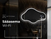 Epäsäännöllisen muotoinen LED-kylpyhuonepeili C223 #6