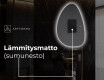 Epäsäännöllisen muotoinen LED-kylpyhuonepeili D221 #8