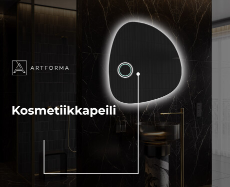 Epäsäännöllisen muotoinen LED-kylpyhuonepeili EG221 #5