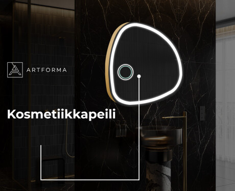 Epäsäännöllisen muotoinen LED-kylpyhuonepeili EG222 #6