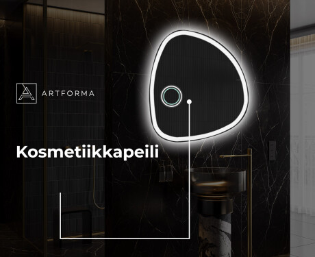 Epäsäännöllisen muotoinen LED-kylpyhuonepeili EG222 #5