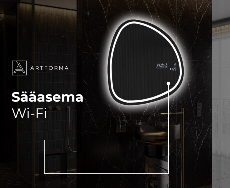 Epäsäännöllisen muotoinen LED-kylpyhuonepeili EG223 #7