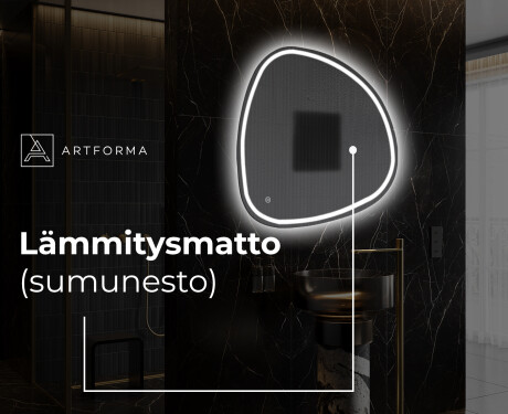 Epäsäännöllisen muotoinen LED-kylpyhuonepeili EG223 #9