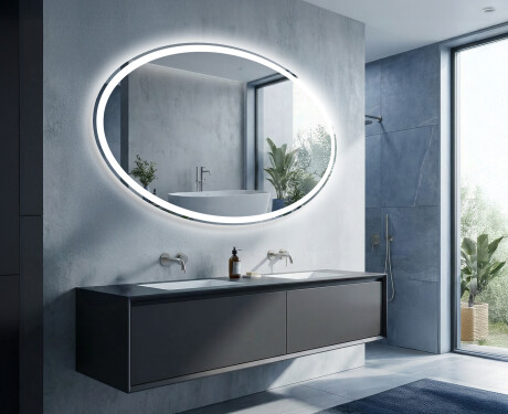 Vaakasuora LED-valaistus Custom Mirror Kylpyhuoneen valaistus L74