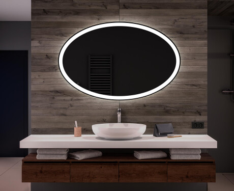 Vaakasuora LED-valaistus Custom Mirror Kylpyhuoneen valaistus L74 #1