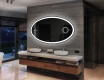 Vaakasuora LED-valaistus Custom Mirror Kylpyhuoneen valaistus L74 #2